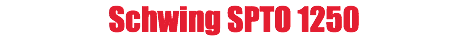 Schwing SPTO 1250